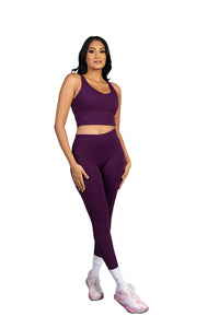 Amythyst Crop Top Purple