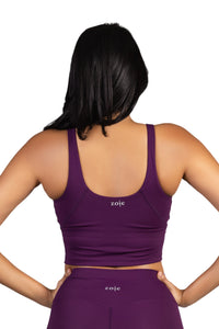 Amythyst Crop Top Purple