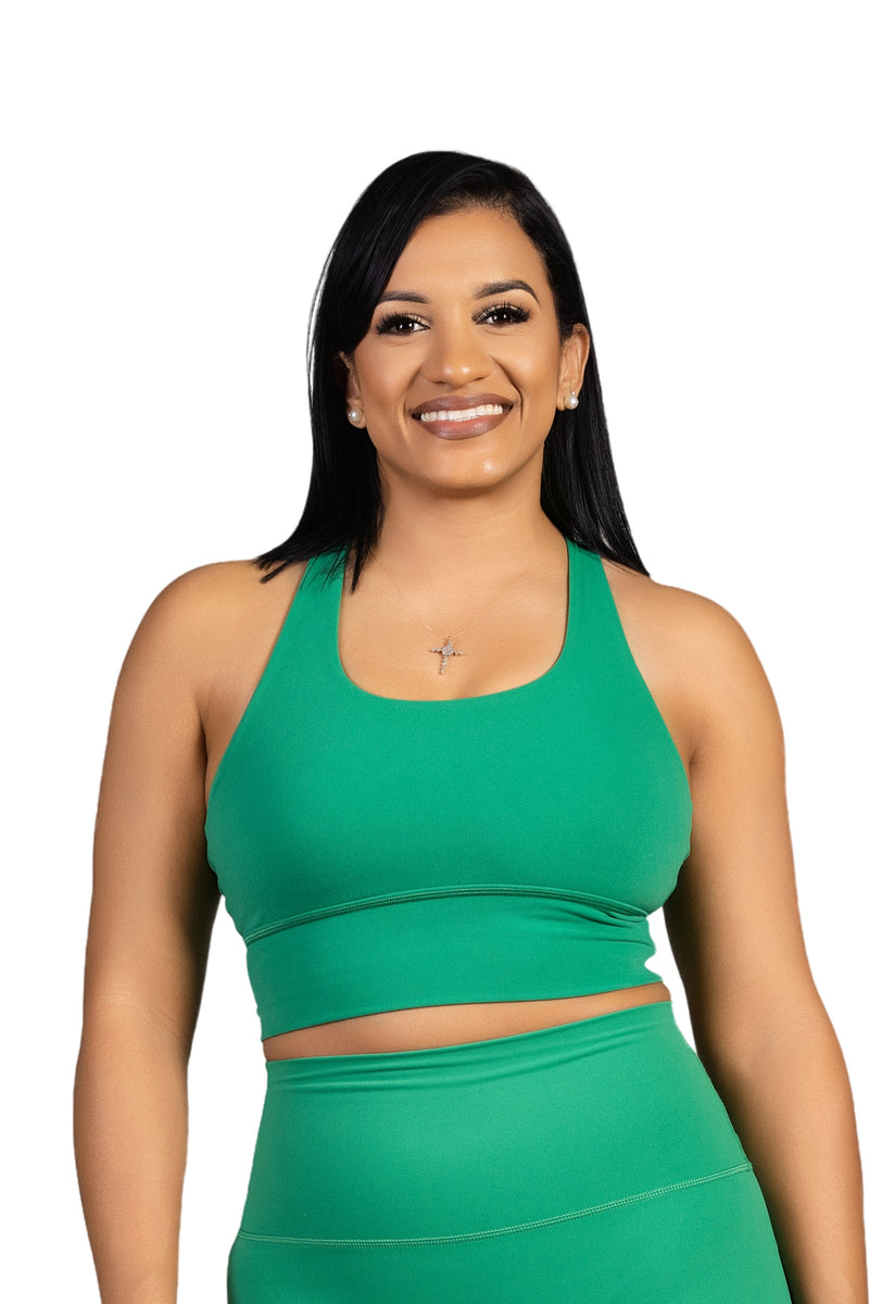 Malachite Sport Bra Green