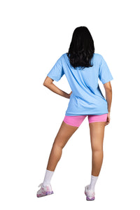 Nimbus Oversized Tee - Baby Blue