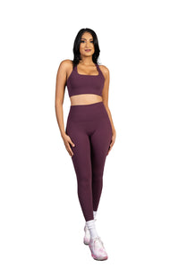 Garnet Sport Bra Purple