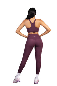 Garnet Sport Bra Purple