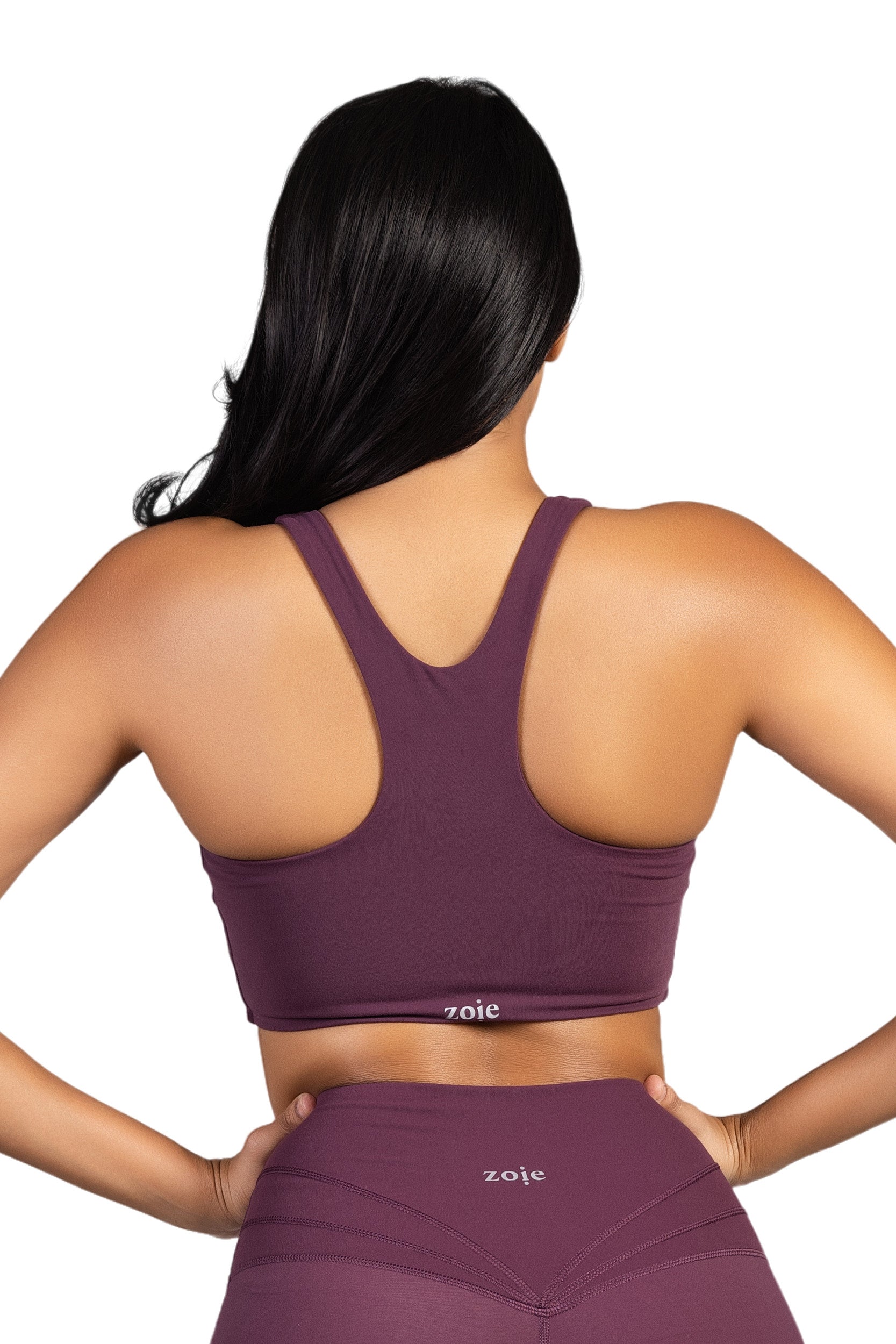 Garnet Sport Bra Purple