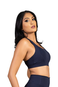 Nightfall Sport Bra  Navy