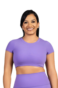 Tanzanite Sport Bra  Purple