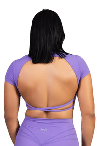 Tanzanite Sport Bra  Purple