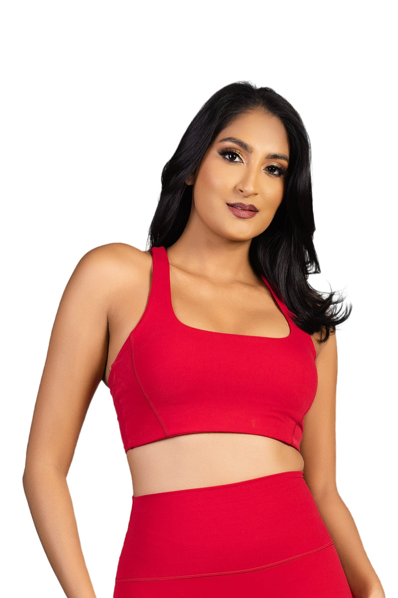 Ruby Sport Bra Red