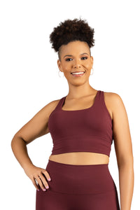 SERENA SPORT BRA WINE