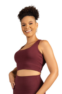 SERENA SPORT BRA WINE