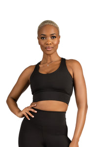 Tenacity Sport Bra - Black