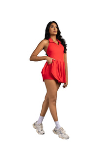 Whisper Tennis Dress - Red