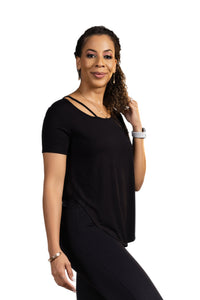 Aura Top Black