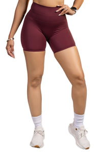 Solace High Waisted Short Legging Purple