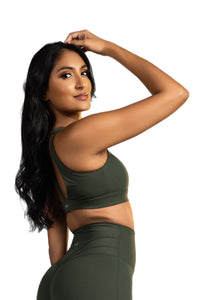 Evergreen Sport Bra - Green