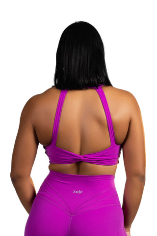 Orchid Sport Bra - Purple