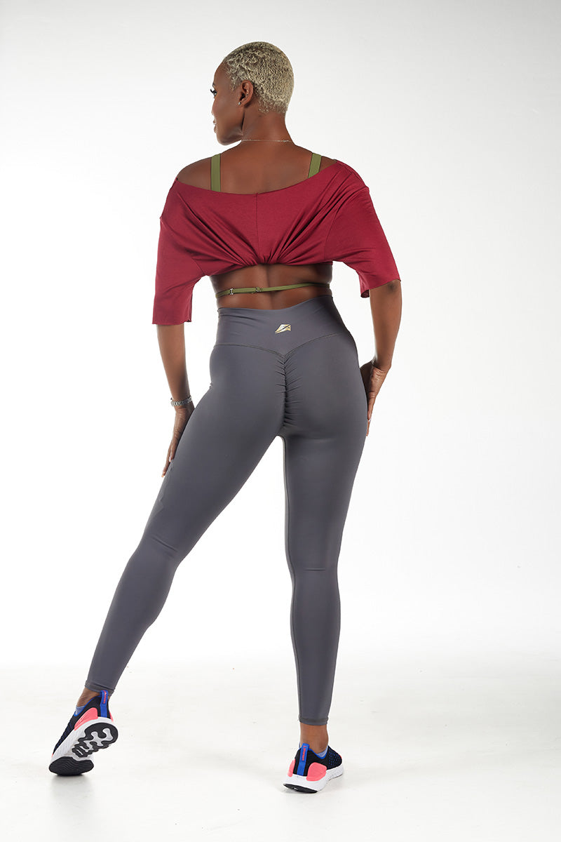 AMF LADIES SEAMLESS SCRUNCH LEGGING – Project AMF Apparel